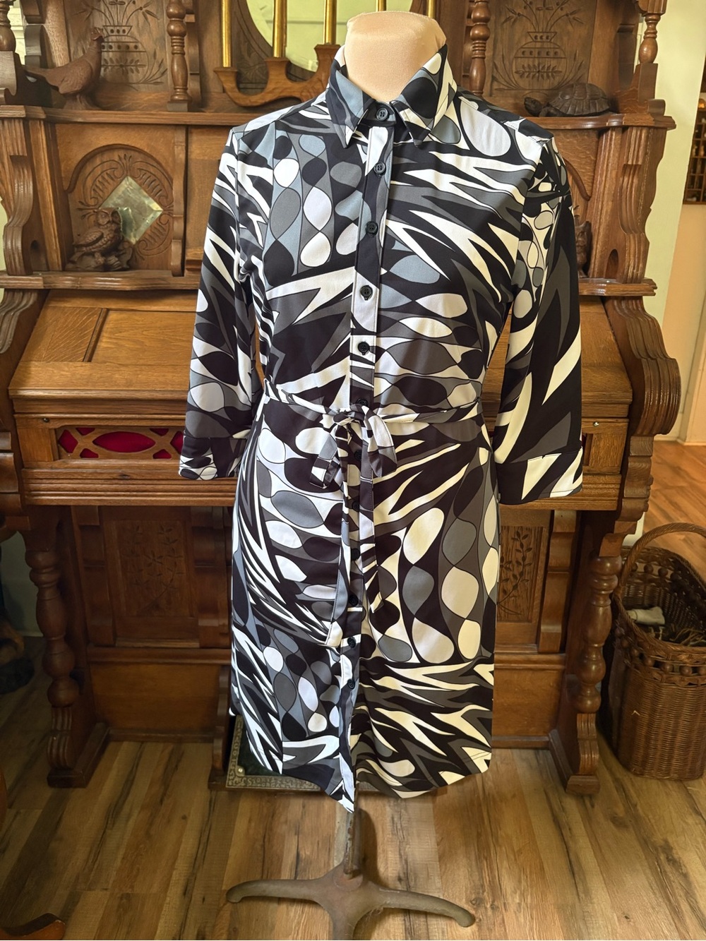 Gorgeous Y2K Express geometric print mini dress size medium
